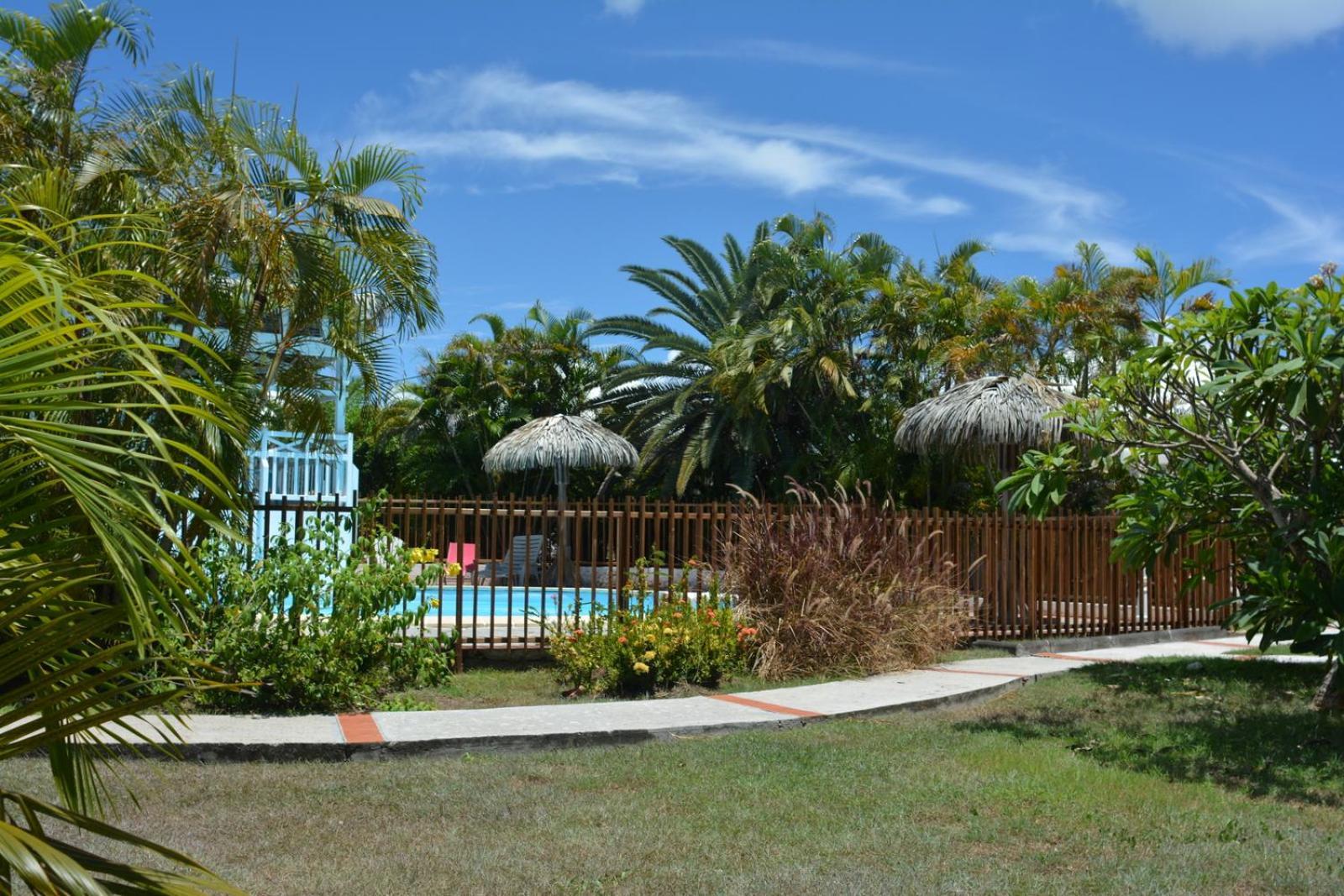 Bungalow La Papaye Bleue Residence Acces Piscine & Plage Saint-Francois  Zewnętrze zdjęcie