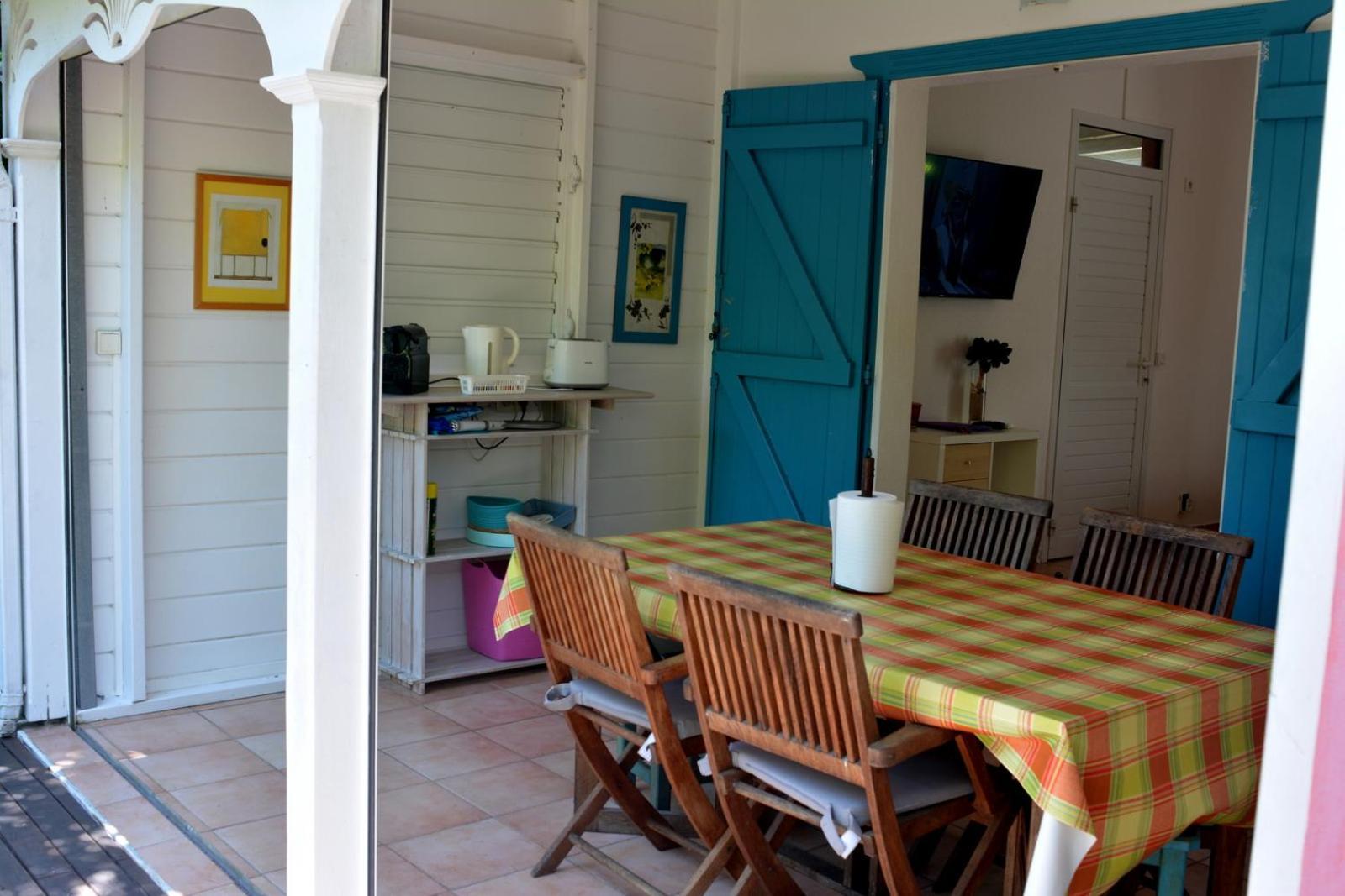 Bungalow La Papaye Bleue Residence Acces Piscine & Plage Saint-Francois  Zewnętrze zdjęcie