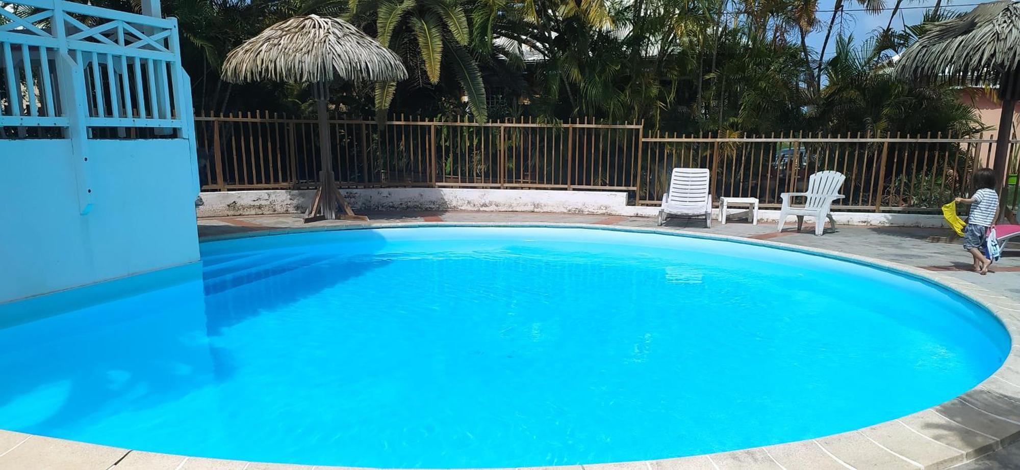 Bungalow La Papaye Bleue Residence Acces Piscine & Plage Saint-Francois  Zewnętrze zdjęcie
