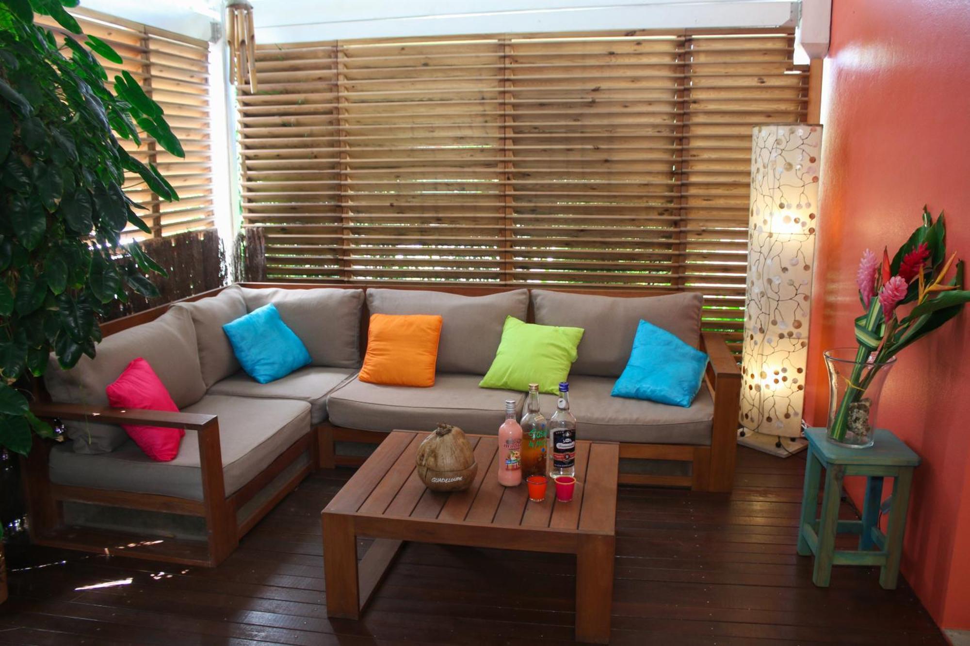 Bungalow La Papaye Bleue Residence Acces Piscine & Plage Saint-Francois  Zewnętrze zdjęcie
