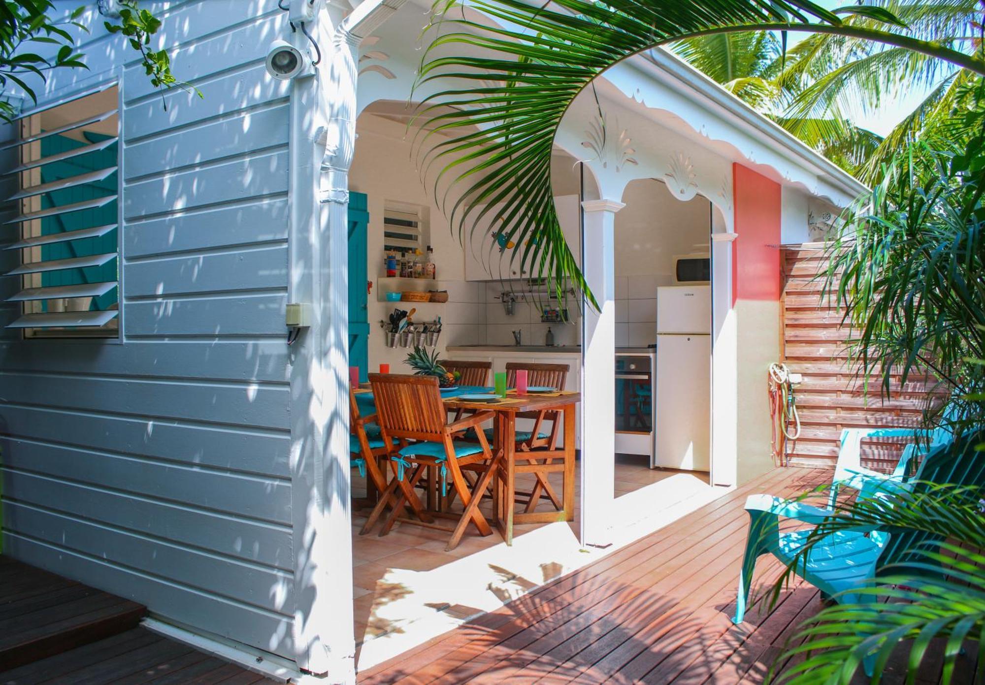 Bungalow La Papaye Bleue Residence Acces Piscine & Plage Saint-Francois  Zewnętrze zdjęcie
